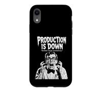 Production Is Down Tech Humor Funny Programming Movie Poster Case for iPhone XR