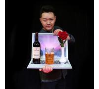 Productions from Laptop Magic Tricks Goldfish Bowls Appearing From the Special Laptop Stage Illusions Gimmicks Mentalism Props
