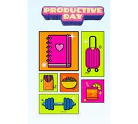 Productive Day: A Daily Journal for Healthy, Purposeful Living -6x9 inch -200 pages- Hardcover