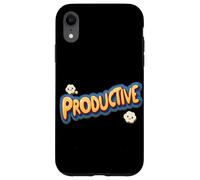 Productive Speech Emblem for Man and Woman Case for iPhone XR