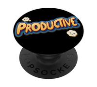 Productive Speech Emblem for Man and Woman PopSockets Adhesive PopGrip