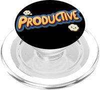 Productive Speech Emblem for Man and Woman PopSockets PopGrip for MagSafe