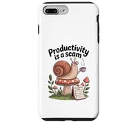 Productivity Is a Scam - Slow Living Snail for Chill Souls Case for iPhone 7 Plus/8 Plus