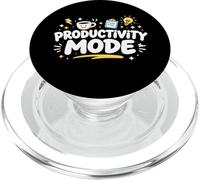 Productivity Mode Funny Work Focus Mindset Design PopSockets PopGrip for MagSafe