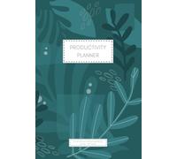 PRODUCTIVITY PLANNER: Prioritise and Plan Your Daily To Do List Using the Urgent Important principle | To Do List & Eisenhower Matrix Notebook | Green Floral Design | 6 x 9” (120 PAGES)