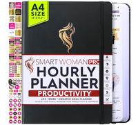 Productivity Planner, Undated A4 Monthly - 12 Month Self Care, Happy Life Goal Planner, Self Care Journal for Women Effective Work & Financial Increase Productivity & Happiness