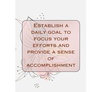 Productivity Planner with Daily Goals and Time Blocks | Inspirational Quote Cover & Practical Layout