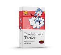 Productivity Tactics® by Pip Decks® - Official 54-Card Deck to Improve Focus, Beat Procrastination and Get Things Done