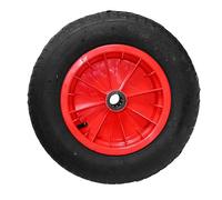 ProductPro 14" Red Pneumatic Wheel 3.50-8 for 25mm Axle Shaft