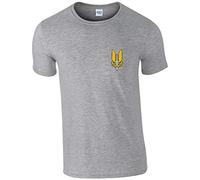 Productsave SAS Special Air Service Insignia Who Dares Wins Mens Tshirt British Army Military (XL, Sports Grey)