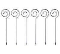 Prodyne MP-1 Spiral Stainless Steel Martini Picks, Silver