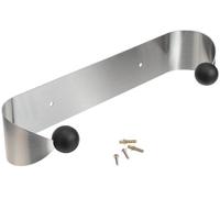 Prodyne Under Cabinet Paper Towel Holder, Silver and Black Small