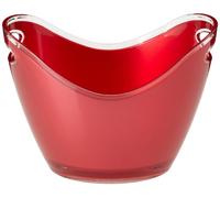 Prodyne Vino Gondola Wine Bucket, Red, 2 Bottle