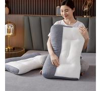 Proease Pillow for Sleep Apnea Orthopedic Deep Sleep Pillows, Pro Ease Sleep Apnea Pillow, Super Ergonomic Pillows for Neck and Shoulder, Side, Back, Stomach Sleepers (White)