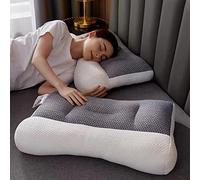 Proease Pillow for Sleep Apnea, Proease Orthopedic Deep Sleep Pillow, Pro Ease Sleep Apnea Cervical Neck Pillow, Super Ergonomic, Protect Your Neck And Spine (White)