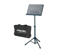 PROEL RSM360M Professional Music Stand with Perforated Metal Sheet Music Stand Adjustable and Load Support