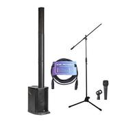 Proel Session1X 2-Channel Column System + Mic, Stand and Cable