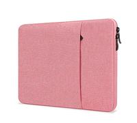 ProElife 13-Inch Laptop Sleeve Case for 2025-2022 MacBook Air 13.6 inch with Apple M4 M3 M2 Chip & MacBook Pro 13.3 inch M2 Chip Accessory Traveling Carrying Canvas Bag Cover Simple Case (Pink)