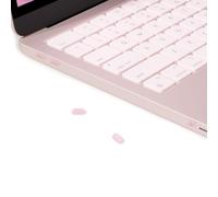 ProElife 5 Pcs Anti Dust Dirt Plug Cups Set for 2026 New MacBook Neo 13 inch with Apple A18Pro Chip/A3404 Accessory Silicone Anti Dirt Protective Cover for USB-C & Headphone (Blush Pink)