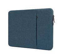ProElife Sleeve Case for MacBook Air 15'' M5 M4, Water-resistant, Navy Blue | Precision Fit, Soft Suede Interior, Shockproof, Wear-resistant Polyester Bag, Extra Front Pocket, Compact Travelling Padded