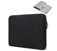 ProElife Sleeve Case for MacBook Neo 13 inch 2026 (A18 Pro), MacBook Air 13.6 Inch M5 M4 M3 M2 (2026-2022), Anti-Wobble Protective Bag with Secure Strap Water-Resistant Sleeve Case (Black)