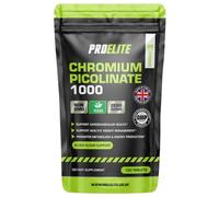 ProElite Chromium Picolinate 1000mcg Vegan Tablets - High Strength Blood Sugar Balance, Maximum Absorption & Metabolic Support Supplement | Non-GMO (120 Tablets)