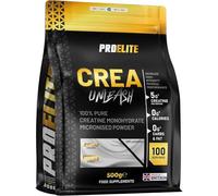 PROELITE Creatine Monohydrate Powder 500g Unflavoured - 100 Servings | Micronised Creatine for Muscle Strength, Performance & Recovery | Vegan Friendly Pre & Post Workout Supplement