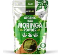Moringa Powder 500g - Certified Organic Moringa Oleifera Leaf - 100% Raw Natural Gluten Free Superleaf Superfood Powder for Smoothies & Juices PROELITE