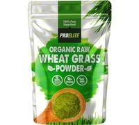 Organic Wheatgrass Powder 500g Premium EU High in Iron & Fibre to Support Energy and Stress, Vegan Keto Superfood Supergreen Raw Natural Wheatgrass Powder Juice, Wheat Grass Shots PROELITE