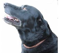 PROEXL Copper Magnetic Therapy Dog Collars Made to Measure in Solid Copper with Magnets (16 inches)