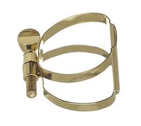 Prof Gold Plated Saxophone Sax Mouthpiece Zinc Alloy Ligature Alto 1 Screw
