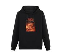 Prof·Slow Immortal Damned In Black Hoody Unisex Ptinted Hoodies Long Sleeve Men's Hooded with Pocket Black L