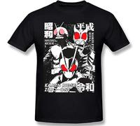 Prof·Slow Kamen Rider The Beginning of Three ERAS T-Shirt Man's Fashion Cotton Crew Neck Unisex Short Sleeve T-Shirt L Black