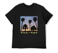 Prof·Slow Women Counting Crows This Desert Life This High Life Goldfish Crew Neck Unisex Short Sleeve T-Shirt S Black