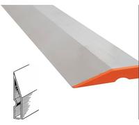 PROFAL Heavy Duty Feather Edge Plastering Tool, Professional Straight Edge Ruler with Tapered Tip, 120cm and 180cm Lengths (Silver, 1800mm)