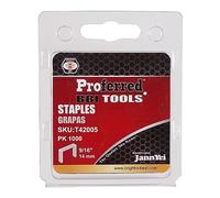 Proferred T42005 Staples, 1.2 mm Thick x 10.6 mm Wide, 9/16" (14 mm) Height