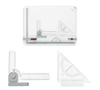 Professal A3 Ding Board with Ruler Clete Ding Table Set with T Square for ts Engineers and Students Perfect for Precis Drafting