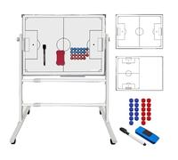 Professal DoubleSided Soccer ing Board with Mag 47.24" x 35.43" Tactical Football Training Board on Wheels for Strategy & Daily Practice Sesss
