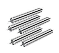 Professal Grade 1.2in x 13.8in inless Steel Roller - Unpowered Replacement for Woodworking Table S Outfeed nd, Ideal for DIY Projects & Coyote Fence - 5 Pack