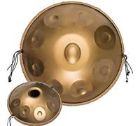 Profession 17 Notes D Minor Handpan Drum For Adults, 22Inch Heavy Duty Hand Steel Drum for Band Performance, Personal Meditation,Yoga,Zazen, Early Childhood Education, Religious A