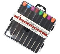 Profession 8 Piece Screwdriver Kits Rotating Caps Design for Tight Space Appliance and Phone Disassembly 8pcs Manual Screwdriver Kit with Tip