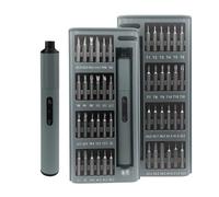 Profession Compact 50 in 1 Electric Screwdriver Type C Charging 1000+ Screws Capacity Quiet Motor for Mobile Repair Precise Electric Screwdriver Kit