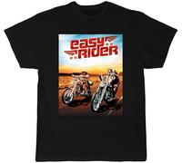 Profession Easy Rider T Shirt - Dennis Hopper - 60's Movie Poster Art - New Black L