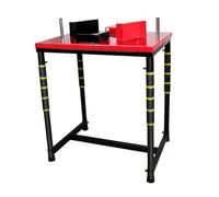 Professiona Arm Wrestling Table, Forearm Training Support Plate Battle Competition , High Difficulty Standard Duo Equipment Fitness Gaming(Red)