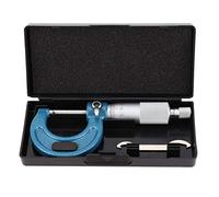 Professional 0 25mm Scale Micrometer Carbon Steel Outer Diameter Measurement Tool with Locking Device for Precision Engineering Machining Woodworking