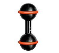 Professional 1 / 4Inch Double Ball Head Bracket for DSLR | Strong Aluminum Alloys Construction with 360 Degree Adjustable Rotation for Various Photography Gear