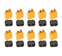 Professional 10/15 pair XT60H model connectors with high current performance at high temperature