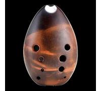 Professional 10-hole Double-cavity G-tune Ceramic Ocarina Tao Xun Performance-type Wind Instrument Smoked Xun ocarina instrument