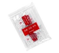 Professional 100/500Pcs White Acrylic False Nails French Short Crescented Tips For Manicure Nails Art Decoration