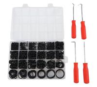 Professional 1020pcs O Ring Set for Automotive Repairs Nitrile Rubber with Organized Box and Identification Tools (1020PCS with Tool)